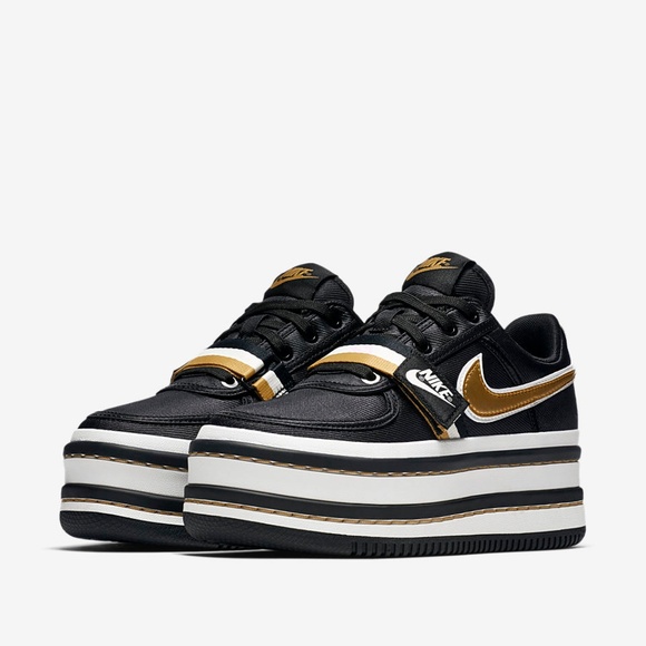 nike vandal black and gold